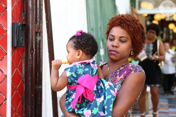 Taís Araújo é mãe de Maria Antonia, de 1 ano, que completou 1 ano em janeiro