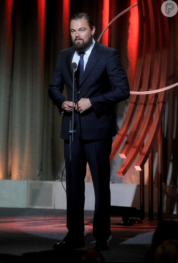 Leonardo DiCaprio foi premiado por seu papel em 'O Regresso', filme que retratava a relação de um homem do século 19 com o meio ambiente