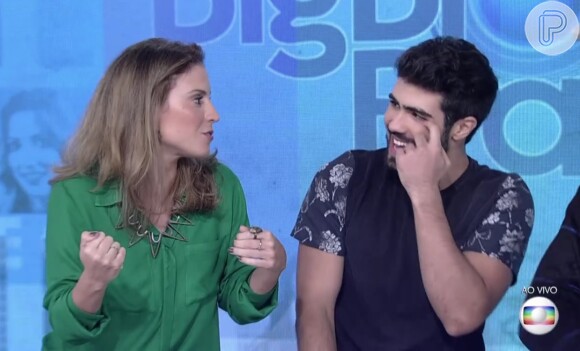 Juliano Lahan, em entrevista no 'Vídeo Show', que pretende conversar com a participante quando ela sair