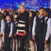 Xuxa Meneghel se emocionou com as crianças da Fundação Xuxa Meneghel