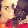 Em seu Instagram, Giovanna publica uma foto com uma das crianças da ONG. 'Encontro mais que esperado, mais que especial e mais que emocionante com a minha amada princesa Cecília na Villa Mataka'