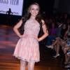 Larissa Manoela desfila sua coleção de roupas para a loja Miss Teen em São Paulo, nesta quarta-feira, 23 de março de 2016
