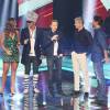 Tiago Leifert conversa com os técnicos do 'The Voice Kids': Ivete Sangalo, Carlinhos Brown e a dupla Victor e Leo