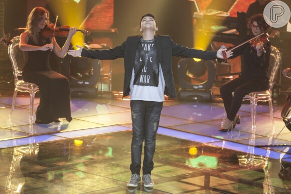 Wagner Barreto, cantor de 15 anos nascido no Paraná, é o vencedor da primeira edição do 'The Voice Kids'