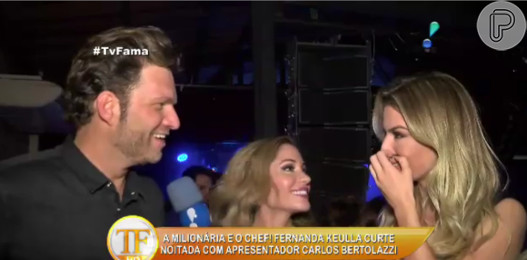 Fernanda Keulla, vencedora do 'BBB13', vive romance com o chef Carlos Bertolazzi
