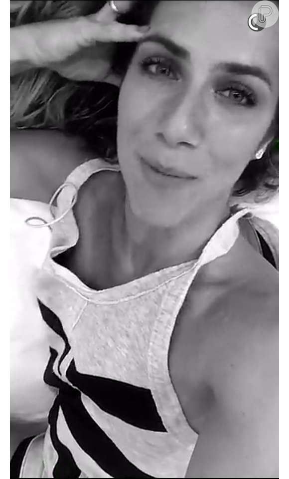 Giovanna Ewbank usou o Snapchat para negar que Cleo Pires fosse a atriz