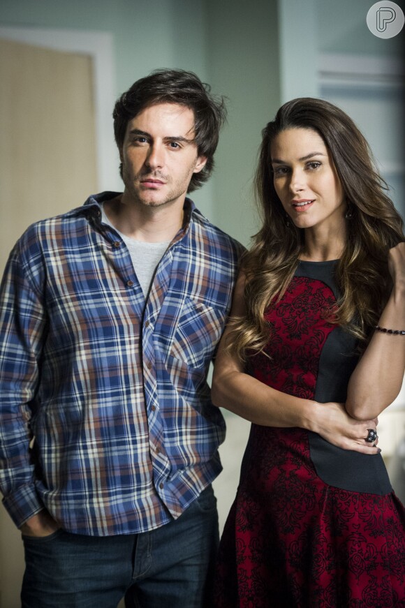 Leila (Fernanda Machado) e Thales (Ricardo Tozzi) ficaram com a herança de Nicole (Marina Ruy Barbosa), em 'Amor à Vida'