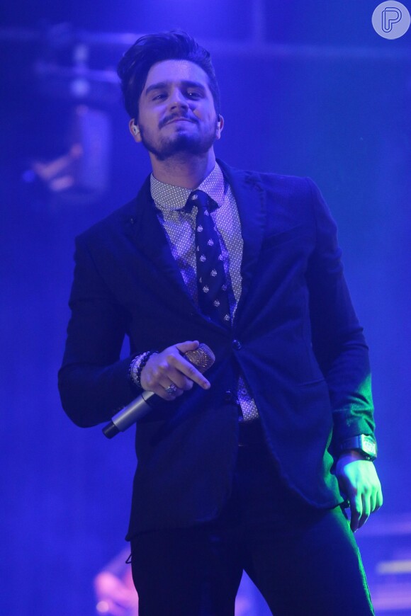 Luan Santana faz show no Barra Music, no Rio, nesta sexta-feira, 1º de abril de 2016