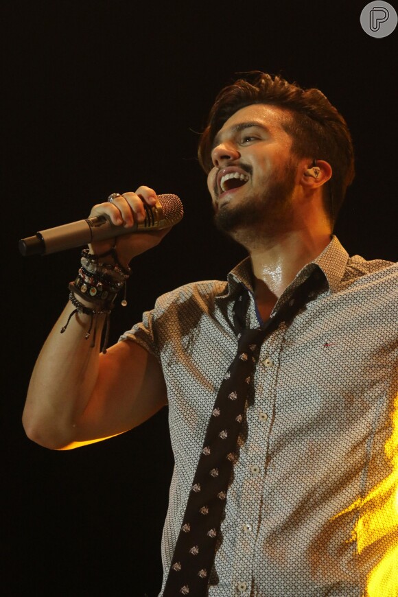 Luan Santana faz show no Barra Music, no Rio, nesta sexta-feira, 1º de abril de 2016