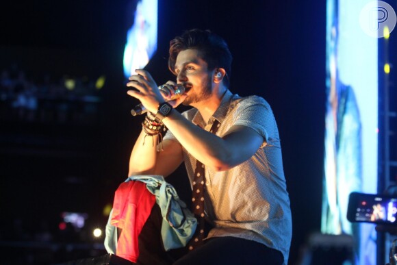 Luan Santana faz show no Barra Music, no Rio, nesta sexta-feira, 1º de abril de 2016