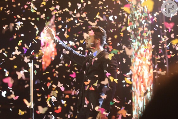 Luan Santana faz show no Barra Music, no Rio, nesta sexta-feira, 1º de abril de 2016