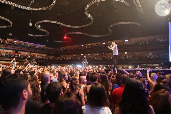 Luan Santana faz show no Barra Music, no Rio, nesta sexta-feira, 1º de abril de 2016