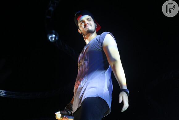 Luan Santana faz show no Barra Music, no Rio, nesta sexta-feira, 1º de abril de 2016