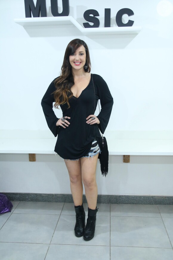 Josie Pessôa no show de Luan Santana no Barra Music, no Rio, nesta sexta-feira, 1º de abril de 2016