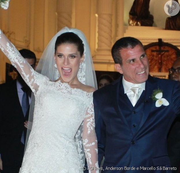 Eri Johnson e Alice Souto se casaram no sábado, 2 de abril de 2016, no Rio de Janeiro, em uma celebração recheada de famosos