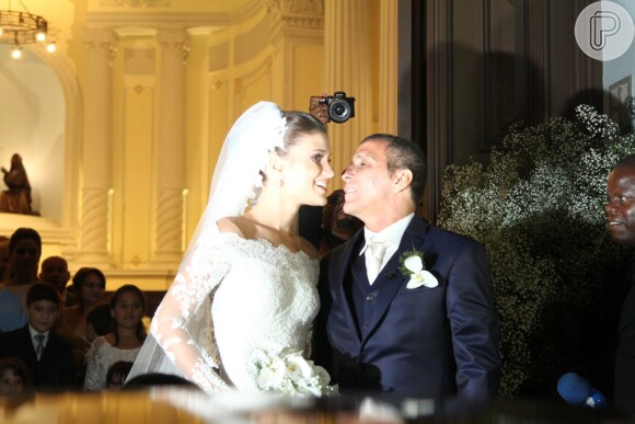 Eri Johnson e Alice Souto se casaram no sábado, 2 de abril de 2016, no Rio de Janeiro, em uma celebração recheada de famosos