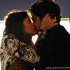 Patrícia (Maria Casadevall) e Michel (Caio Castro) não resistem à tentação e se beijam, no San Magno, em 22 de outubro de 2013