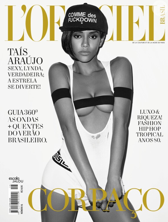 Taís Araújo é capa da revista 'L'Officel' de novembro. A atriz posou para Terry Richardson em Nova York