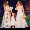 Daniela Mercury e Malu Verçosa usam tradicional vestido de noiva em casamento
