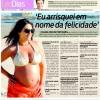 Márcia Goldschmidt comentou sobre sua gravidez aos 50 anos, na coluna de Leo Dias, do jornal carioca 'O Dia'