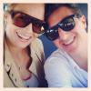 No início da tarde desta quinta-feira, 28 de novembro de 2013, Angélica publicou uma foto em seu Instagram. Na imagem, a loira aparece ao lado do marido, Luciano Huck, com um sorriso no rosto. 'Vamos. Níver 40'