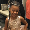 Blue Ivy, filha de Beyoncé, usou uma criação da designer infantil Mischka Aoki apelidada de 'Grand Royalle'