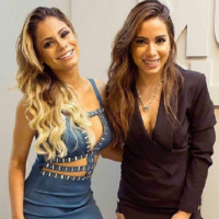 Lexa e Anitta ficam amigas no Instagram após programa de TV:'Me recebeu tão bem'