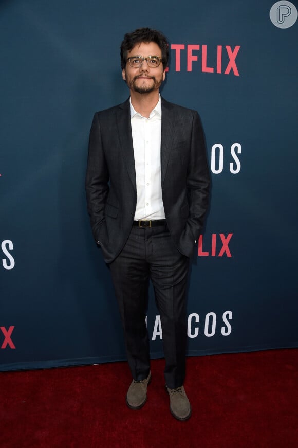 Wagner Moura foi para Los Angeles divulgar a segunda temporada da série ao lado do elenco
