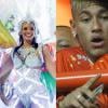 Neymar e Bruna Marquezine assumiram o namoro no Carnaval carioca de 2013, após a atriz desfilar pela escola de samba Grande Rio