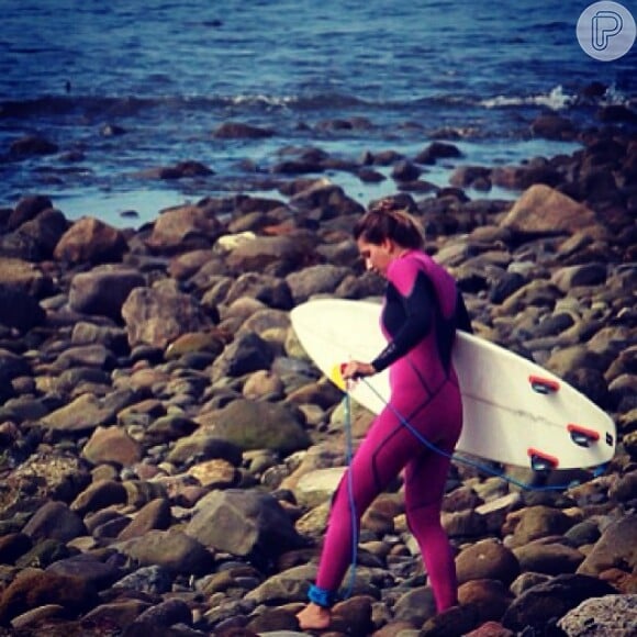 Maya Gabeira não vê a hora de voltar a surfar