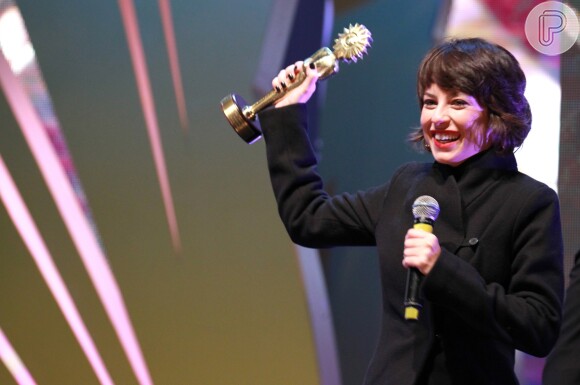Andreia Horta ganhou o Kikito de Melhor Atriz pela atuação no longa 'Elis' na noite de sábado, 3 de setembro de 2016