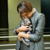 Sophie Charlotte ganhou um cachorro do marido, Daniel Oliveira, no Arquivo Confidencial do 'Domingão do Faustão' em abril de 2015