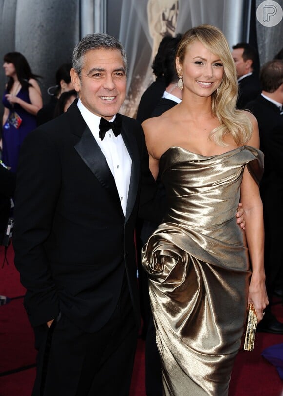 O ator George Clooney terminou o relacionamento com Stacy Keibler em julho, após passar dois anos com a atriz