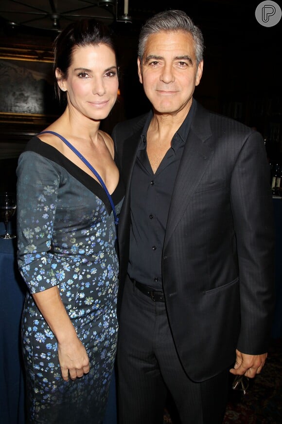 George Clooney protagonizou o filme o filme 'Gravidade' ao lado da atriz Sandra Bullock