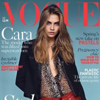 Cara Delevingne posa para 'Vogue' com look de R$ 22 mil da grife Saint Laurent