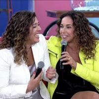 Daniela Mercury beija Malu Verçosa, ao vivo, na Globo: 'Ela morre de vergonha'