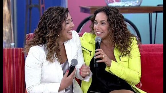 Daniela Mercury beija Malu Verçosa, ao vivo, na Globo: 'Ela morre de vergonha'