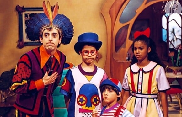 Na foto, Nino, Pedro, Biba e Zequinha em um dos episódios do 'Castelo Rá-Tim-Bum'