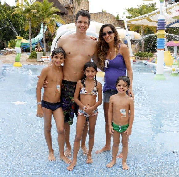 Márcio Garcia vai celebrar a chegada de 2014 com sua família em seu sítio na Região Serrana do Rio