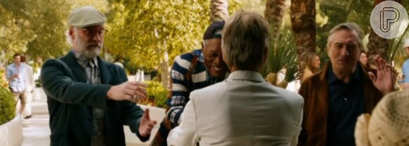 Atores Michael Douglas, Kevin Kline, Morgan Freeman e Robert de Niro estão juntos no filme 'Última viagem a Vegas'; no longa o quarteto vai à cidade do pecado para uma despedida de solteiro