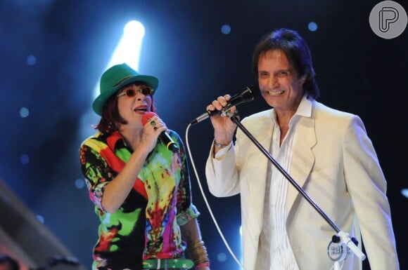 Rita cantou com Roberto Carlos no especial do cantor para a Rede Globo