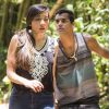 Tiago (Marcello Melo Jr.) abre o coração para Yumi (Jacqueline Sato), mas ela diz que não podem ficar juntos por causa de Dora (Juliana Alves), na novela 'Sol Nascente'