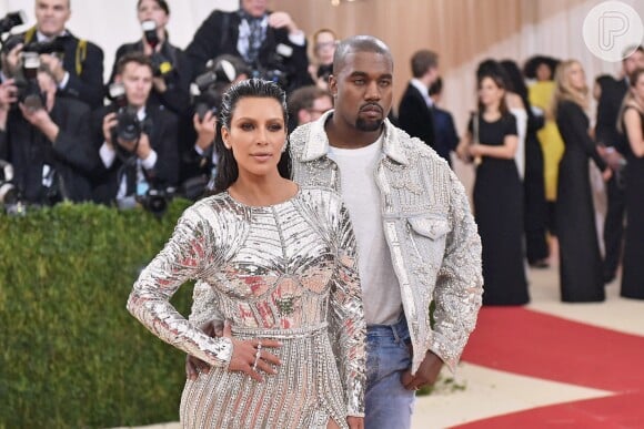 Kim Kardashian e Kanye West são pais de Saint West e North West