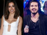 Anitta comenta olhar sedutor de Luan Santana em clipe e ele brinca: 'Sou vesgo'