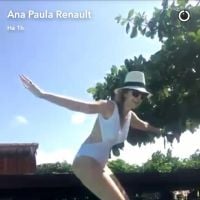 Ex-BBB Ana Paula Renault, de maiô, mostra rebolado em vídeo: 'Gata'