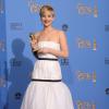 Jennifer Lawrence ganhou o prêmio de Melhor Atriz Coadjuvante com o filme 'Trapaça' no Globo de Ouro 2014