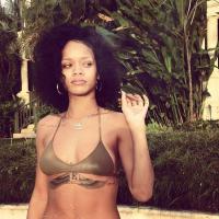 Rihanna fotografa para revista 'Vogue' em Angra dos Reis, no litoral do Rio
