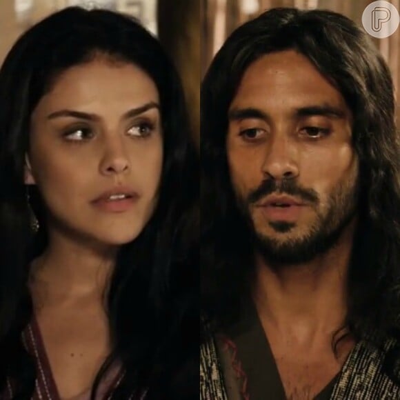 Samara (Paloma Bernardi) mata Abel (Edu Porto), nos próximos capítulos da novela 'A Terra Prometida'