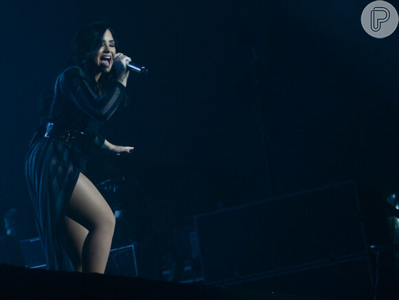 Demi Lovato arrebatou o público de São Paulo neste sábado, 10 de dezembro de 2016, durante o Z Festival