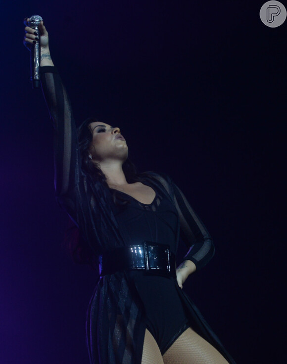 Demi Lovato arrebatou o público de São Paulo neste sábado, 10 de dezembro de 2016, durante o Z Festival